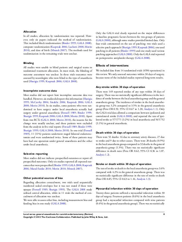 carotid endarterectomy anesthesia