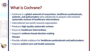 What Is Cochrane Comprehensive Guide to Cochrane Systematic Review Guidelines for ...