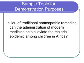 Cochrane Workshop Picos