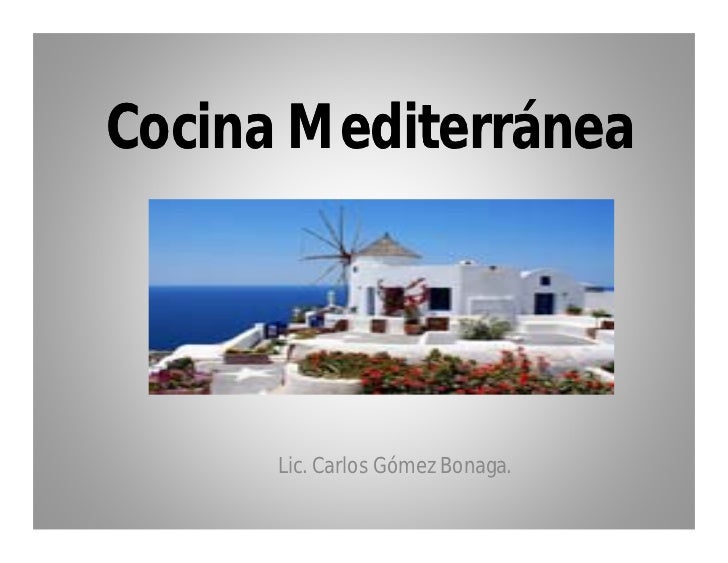 Cocina mediterranea