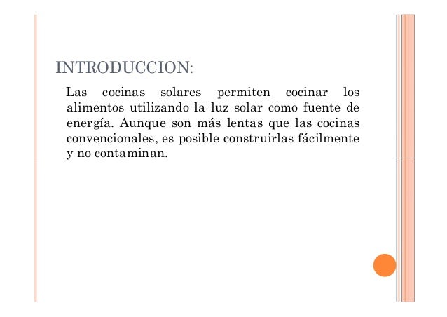 Cocina solar