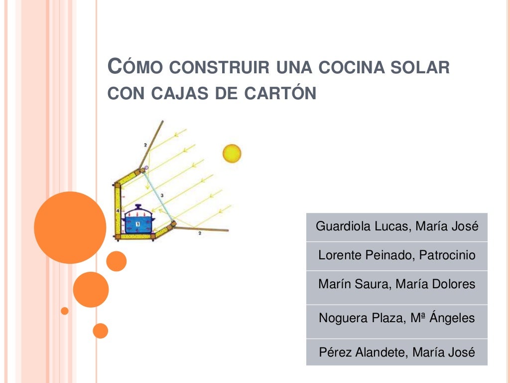 Cocina solar