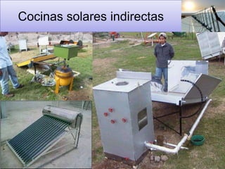 Cocinas solares indirectas
 