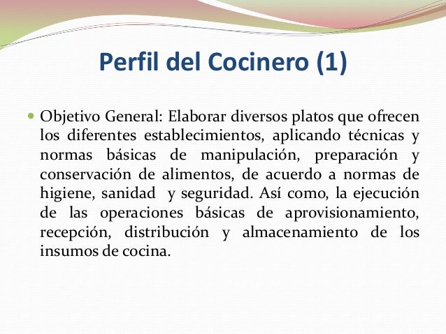 Cocinero 1