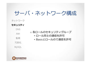 DNS
        o 
 AMI
             •          ⼠士
             •  Basic
 ⻑⾧長

MySQL
 
