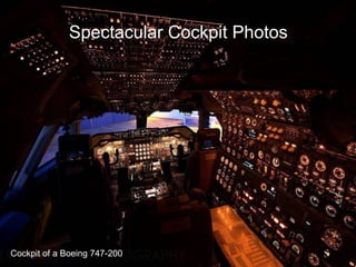 Spectacular Cockpit Photos  Cockpit of a Boeing 747-200  
