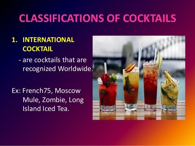 Featured image of post Simple Way to Classification Of Cocktails Ppt