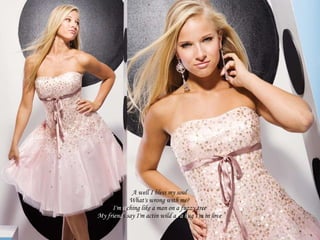 A well I bless my soul  What's wrong with me?  I'm it ching like a man on a fuzzy tree  My friend s say I'm actin wild a s a b ug I'm in love  