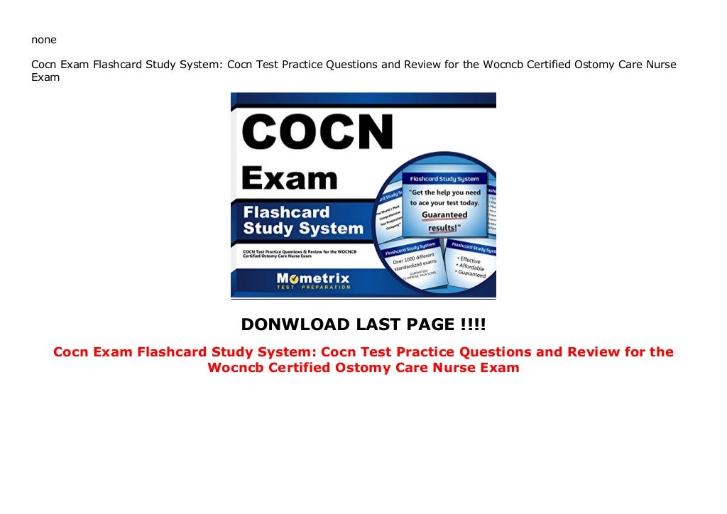 Cocn Exam Flashcard Study System Cocn Test Practice Questions and