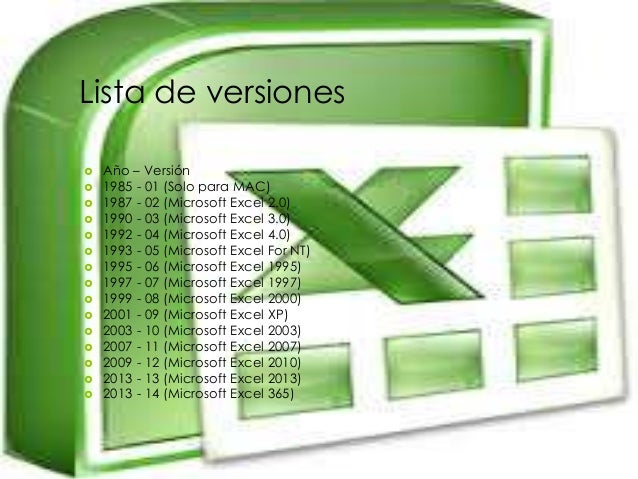 Excel Historia