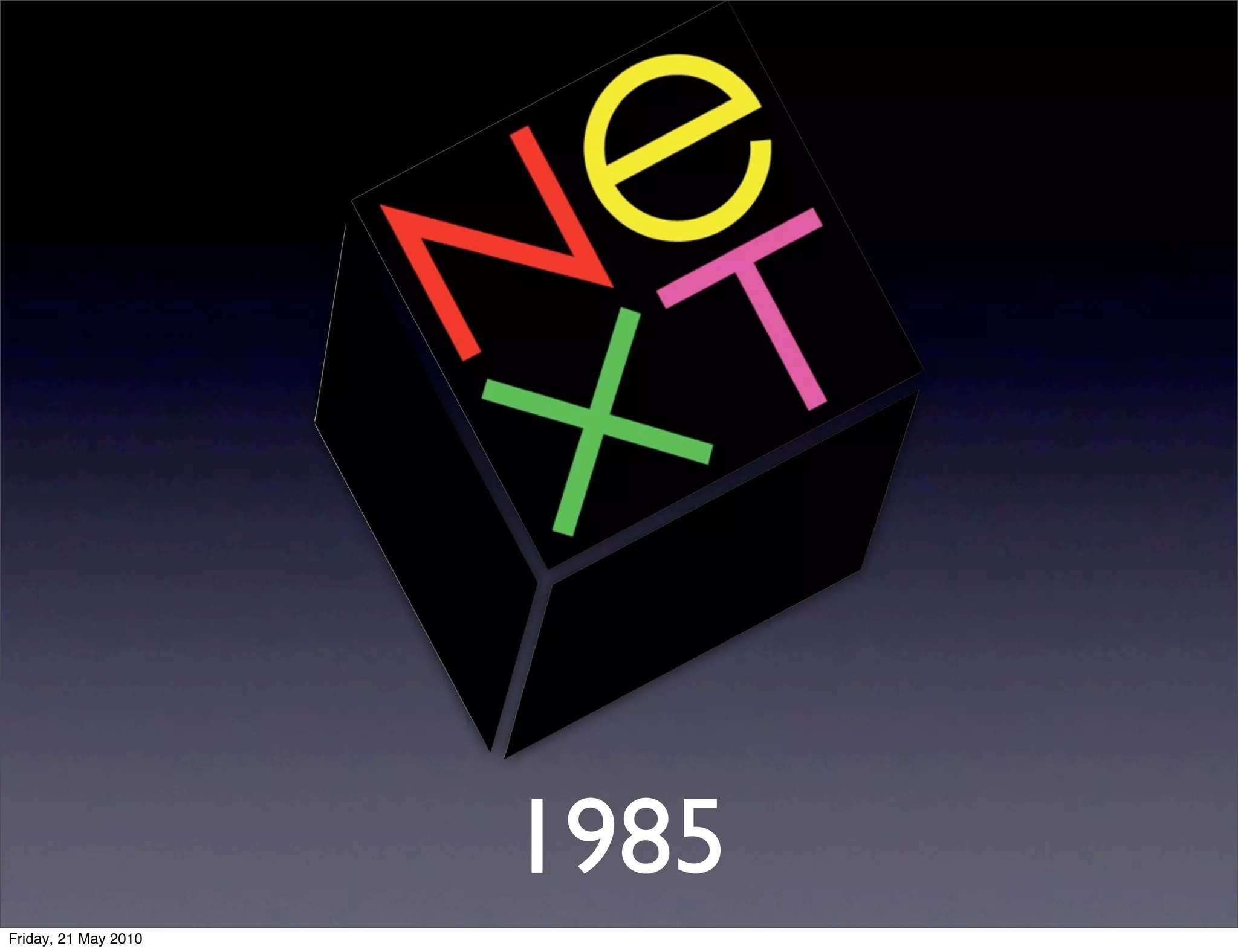 1985
Friday, 21 May 2010
 