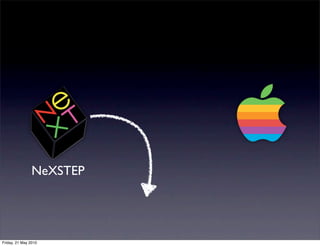 NeXSTEP




Friday, 21 May 2010
 