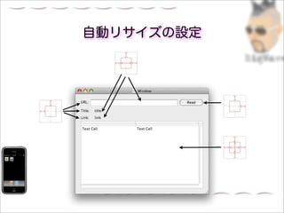 自動リサイズの設定
 