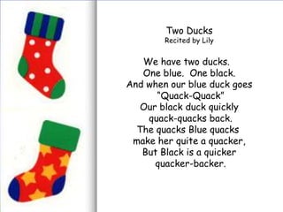 Quacker Backer Cocoa and Poems | PPSX