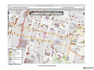 source: openstreetmap.org
                            @scheeinfo
 