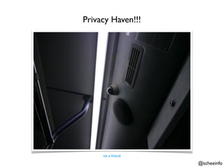 Privacy Haven!!!




     via a friend
                    @scheeinfo
 