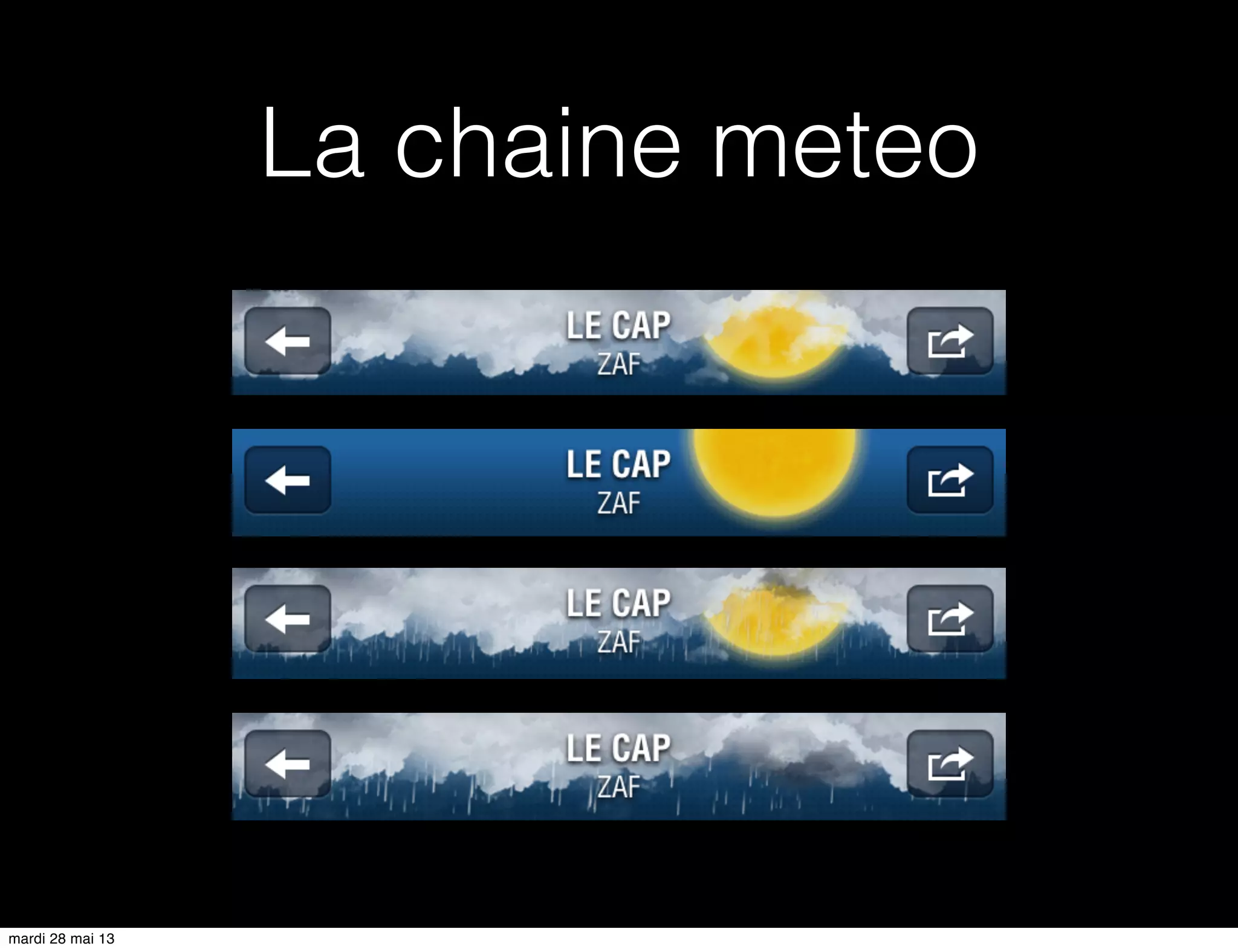 La chaine meteo
mardi 28 mai 13
 