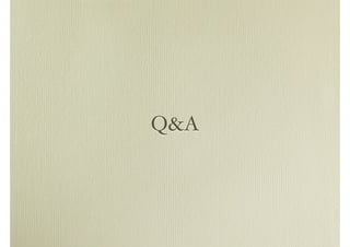 Q&A
 