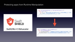 Protecting apps from Runtime Manipulation
 