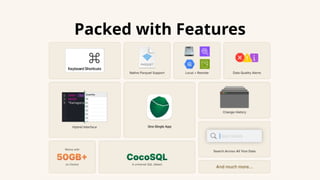 Packed with Features
 