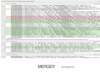 MERGE!!! xcodeproj
 