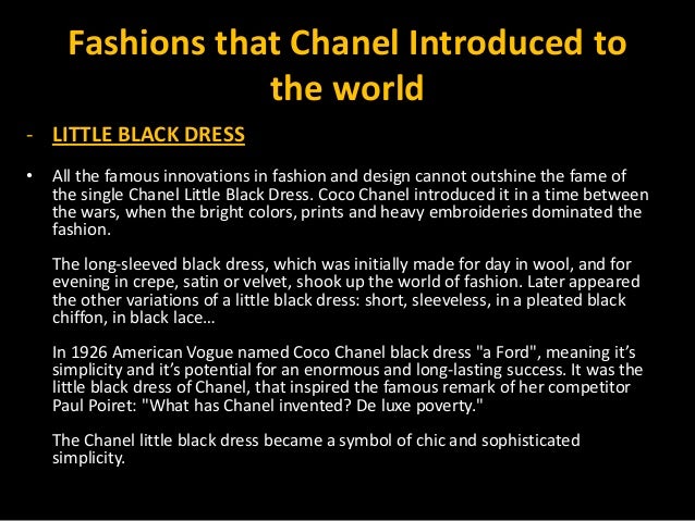 Coco chanel research paper outline 08 picture