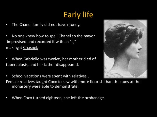 Coco chanel research paper outline