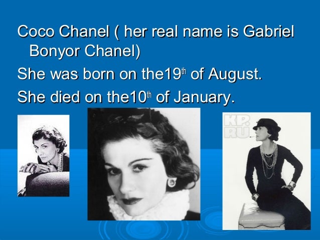 the real name of coco chanel