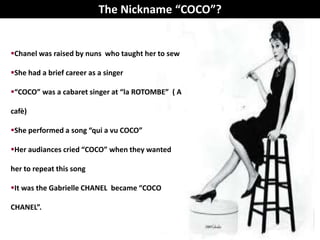 Coco chanel presentation_by hind jendoubi