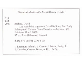 Los cocodrilos copiones