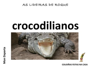 crocodilianos
MonDaporta
COUSIÑAS FEITAS NA CASA
AS LIDEIRAS DE ROQUE
 