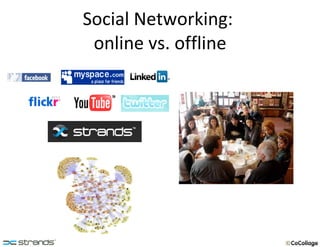 Social Networking:  online vs. offline 