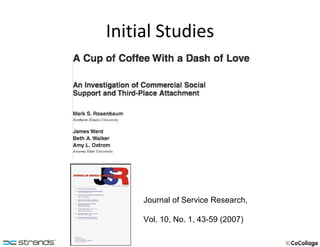 Initial Studies Journal of Service Research,  Vol. 10, No. 1, 43-59 (2007) 