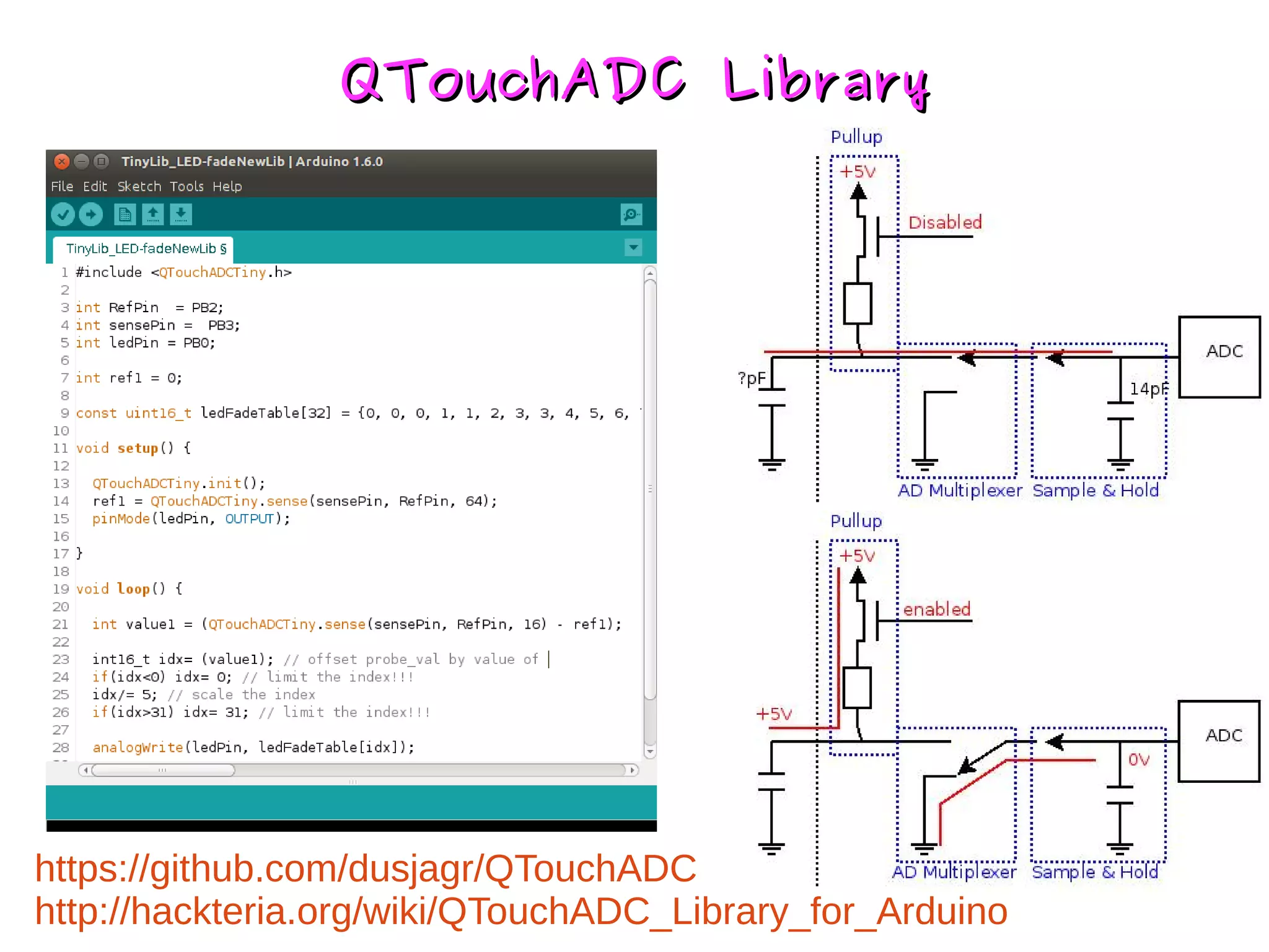 Coconut Theremin - QTouchADCCoconut Theremin - QTouchADC
 