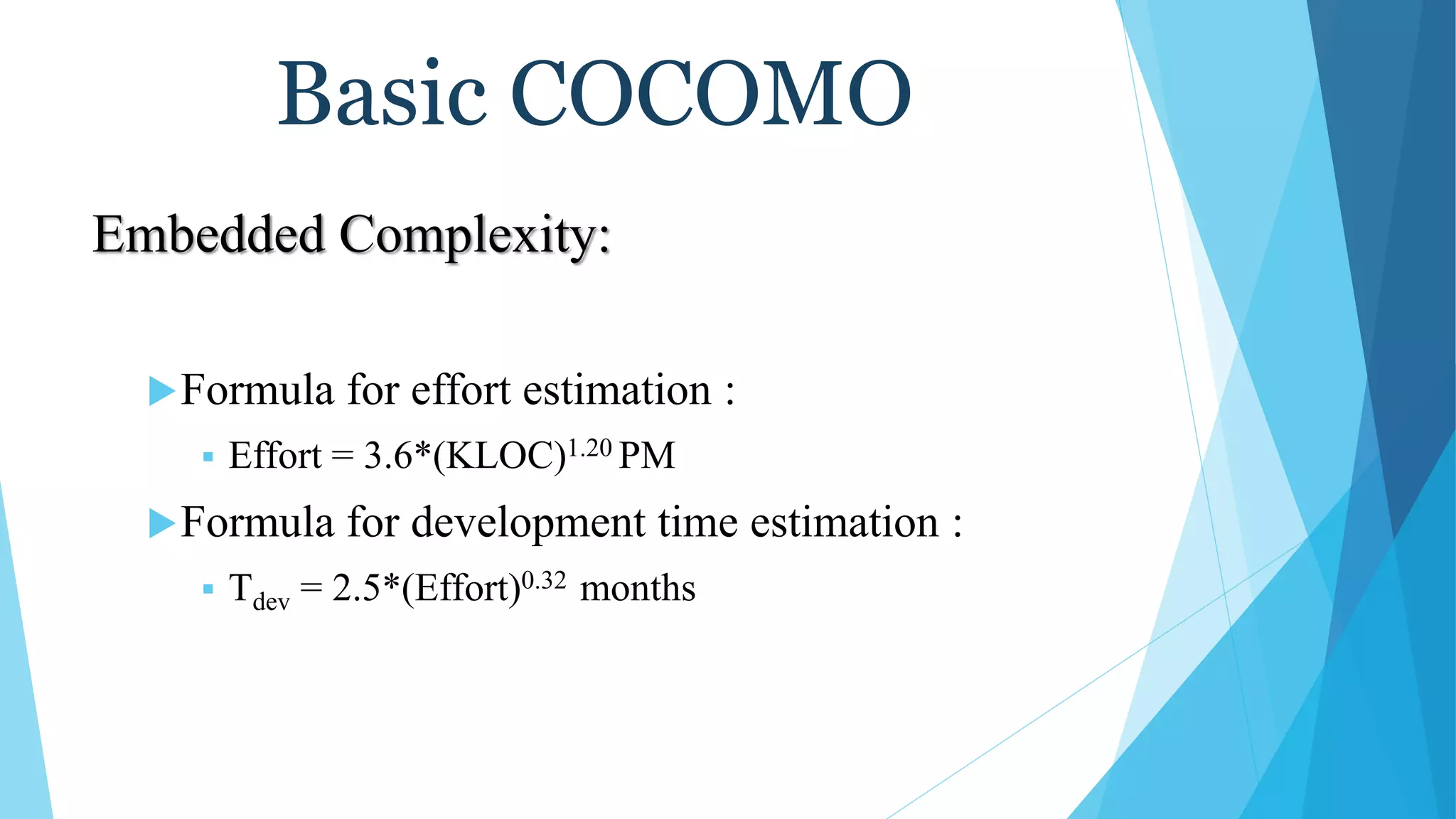COCOMO (Software Engineering) | PPTX | Computer Software and ...