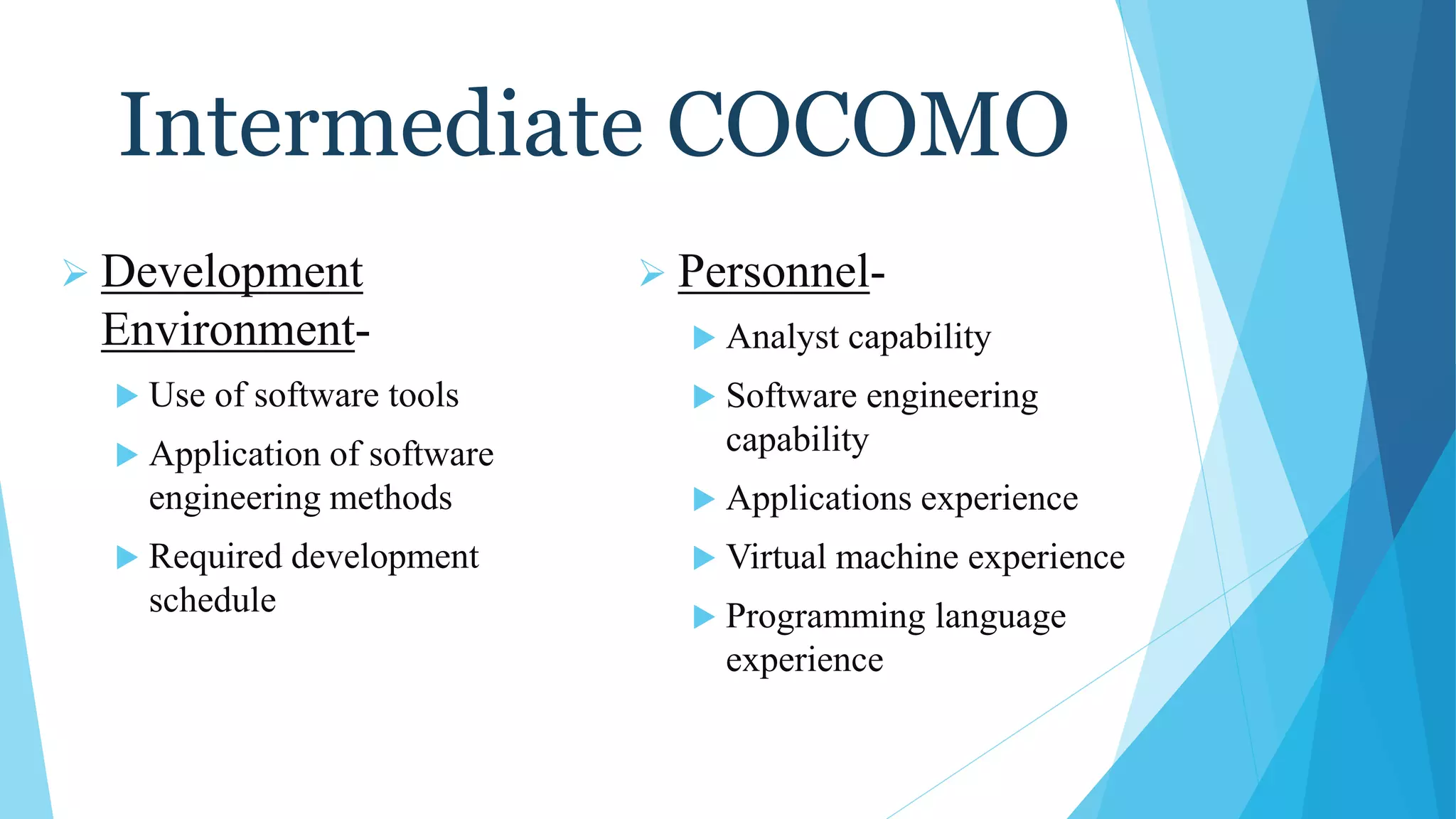 COCOMO (Software Engineering) | PPTX | Computer Software and ...