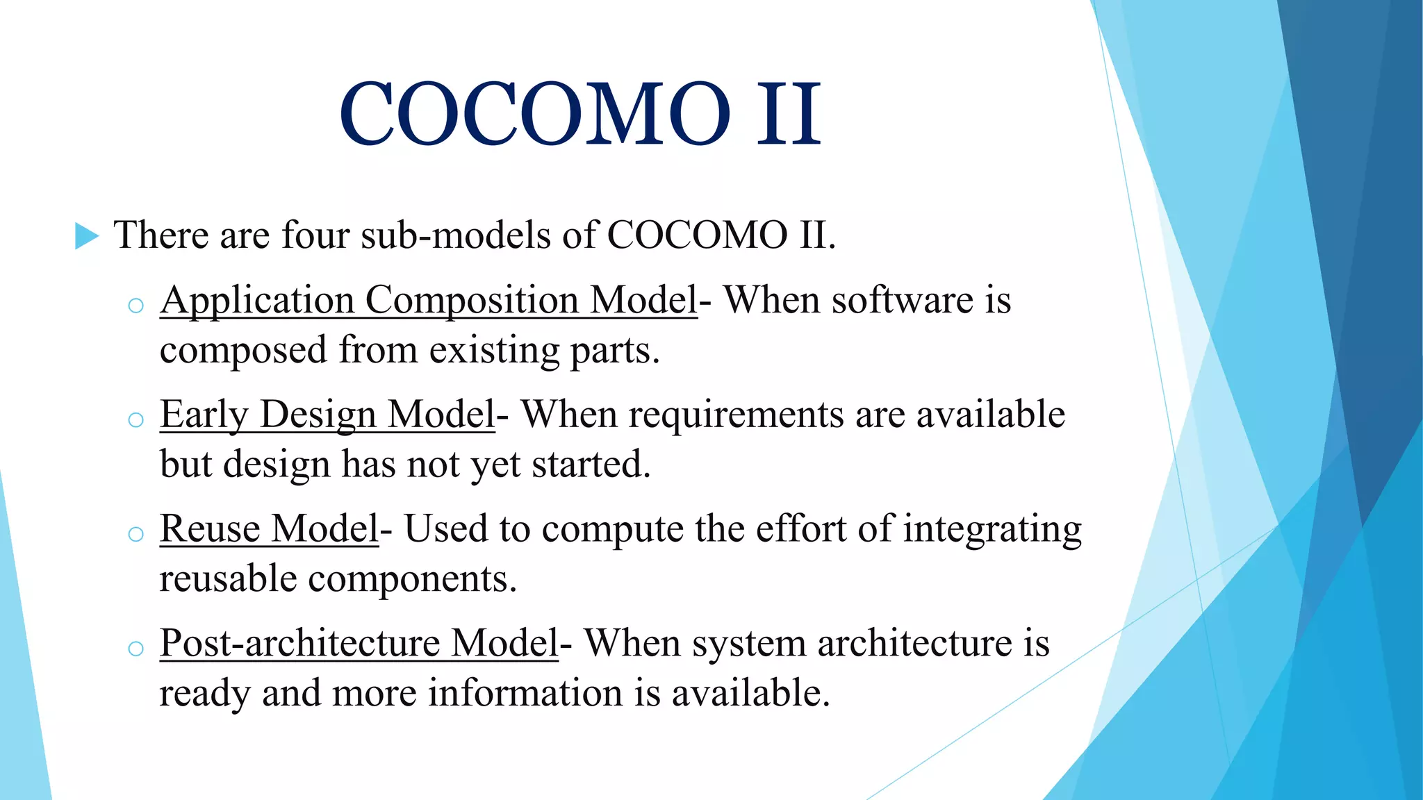 COCOMO (Software Engineering) | PPTX | Computer Software and ...