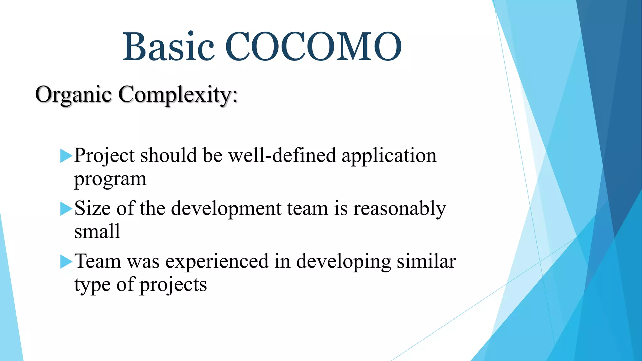 COCOMO (Software Engineering) | PPTX | Computer Software and ...