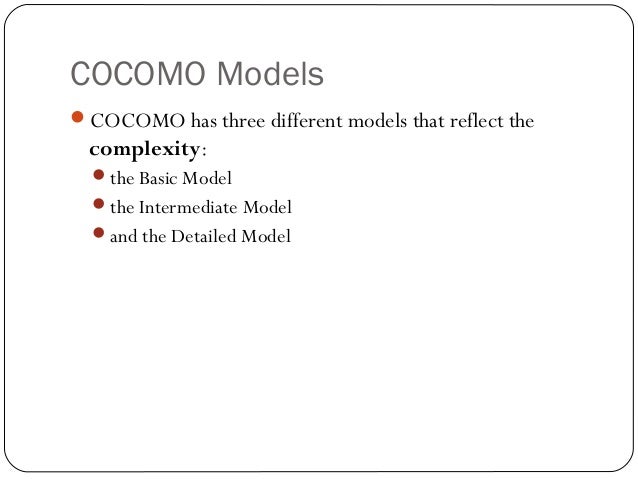 Cocomo Model In Software Engineering Tutorial Point