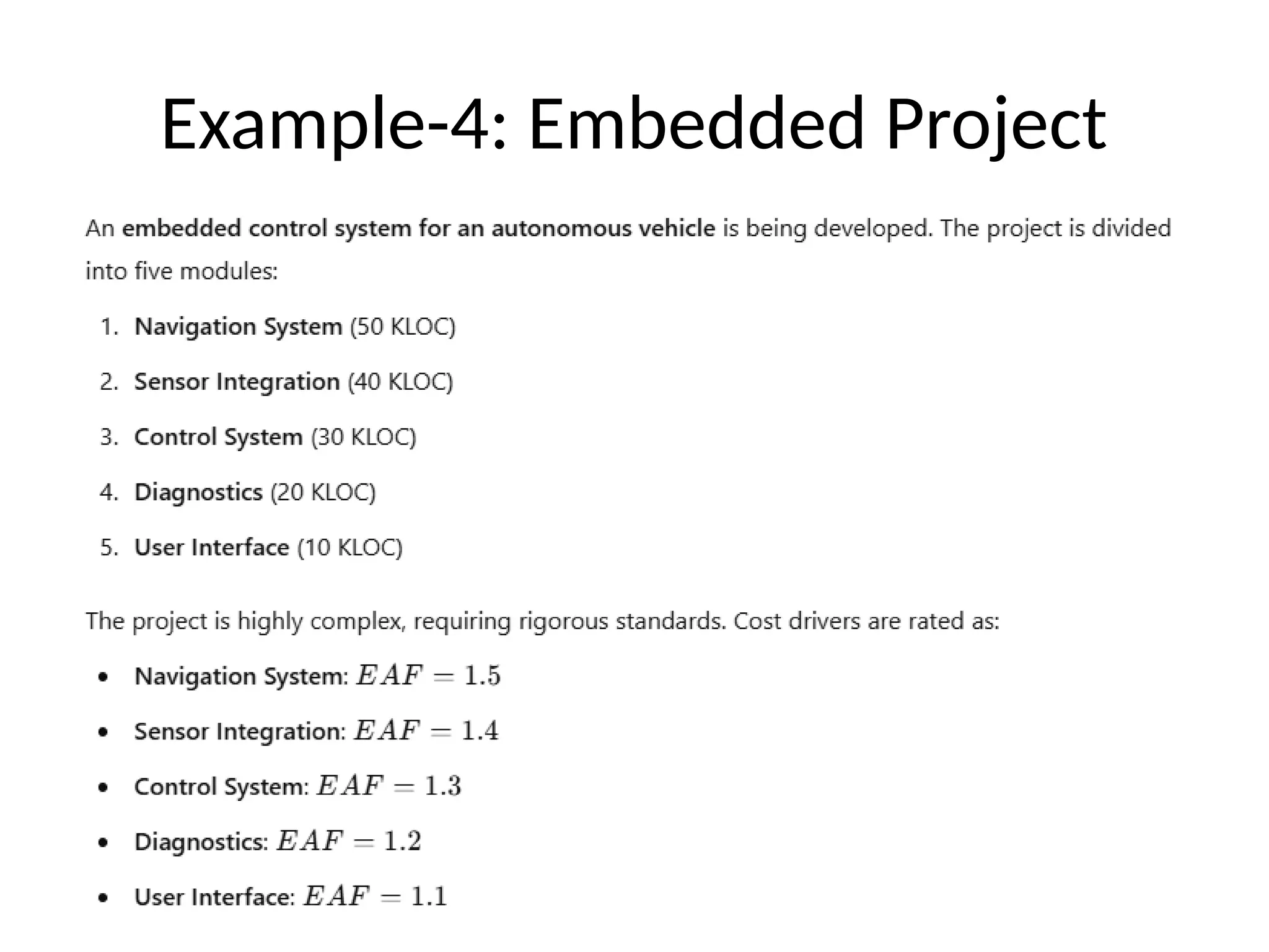 Example-4: Embedded Project
 