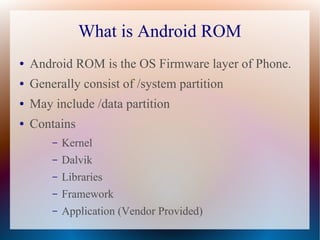 Security Issues in Android Custom Rom | PDF