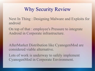 Security Issues in Android Custom Rom | PDF