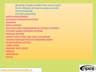 Processing, Manufacturing of Coconut based Products (Coconut Oil ...