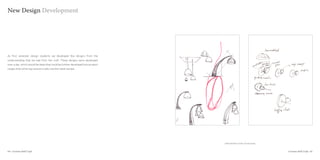 New Design Development




As first semester design students we developed few designs from the
understanding that we had from the craft. These designs were developed
over a day which would be ideas that could be further developed into product
ranges that will bring coconut crafts into the retail market.




                                                                               Initial sketches of the coconut lamp


64 : Coconut shell Craft                                                                                              Coconut shell Craft : 65
 