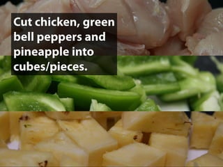 Coconut Marinated Chicken Skewers