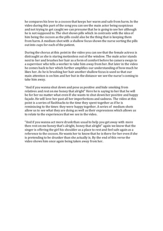 Cocoon – catfish and the bottlemen analysis Changes and Corrections | DOCX