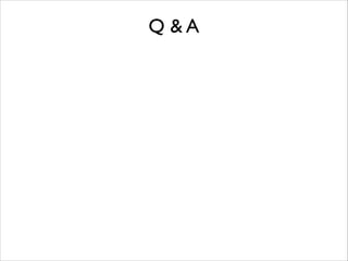Q &A

 