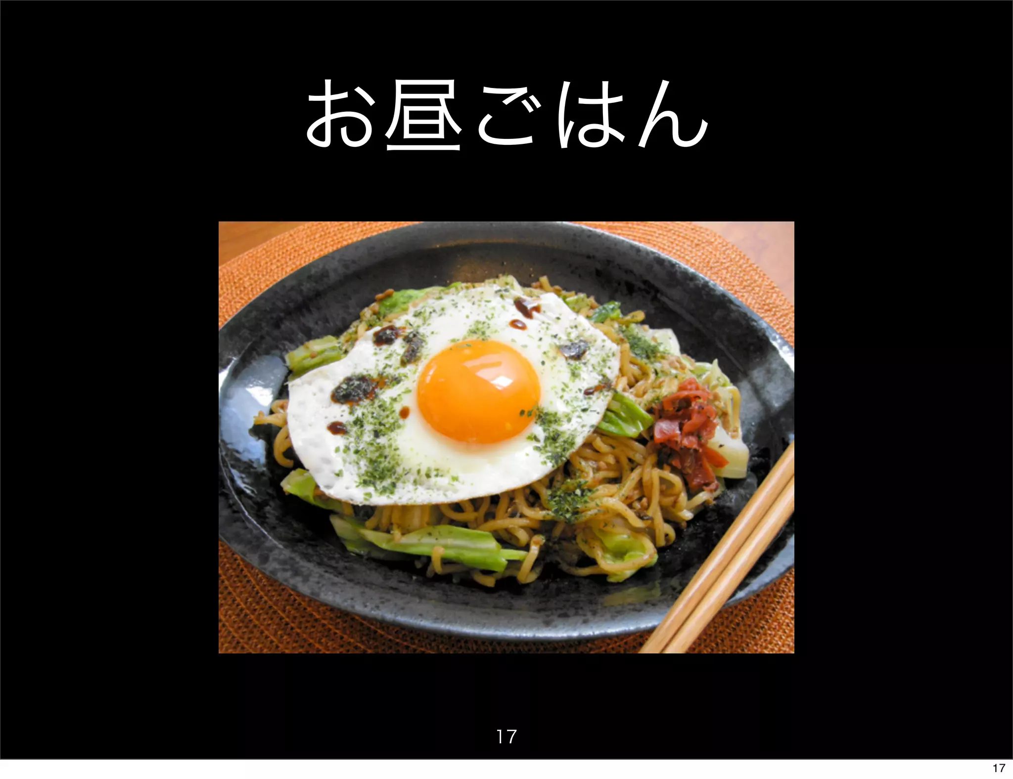 お昼ごはん




  17
        17
 