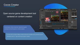 Develop Games With Cocos Creator - A Game Engine By Cocos | PPTX
