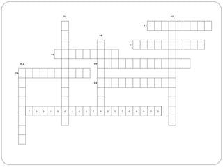 2↓                                                           6↓



                                                                                     9→



                                                           3↓



                                                                            8→



                            1→



     10 ↓                                             5→



7→



                                                      4→




            T   O   X   I        N   A    S   A   L   F    A    B   E   T   A    G   A    M   A
 